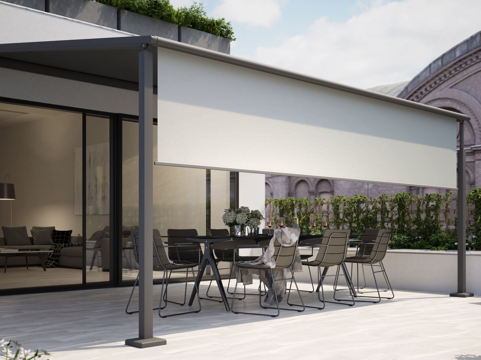 Markilux pergola compact shadeplus